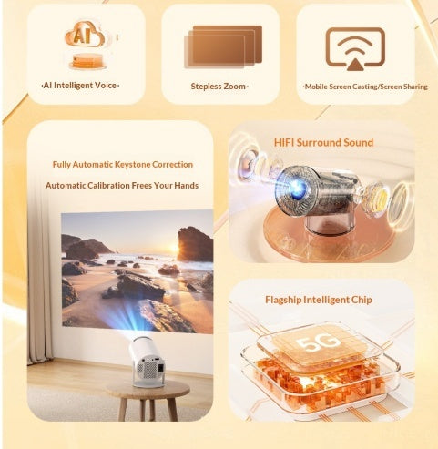 HY300 Mini Smart Home Projector — zdjęcie 3